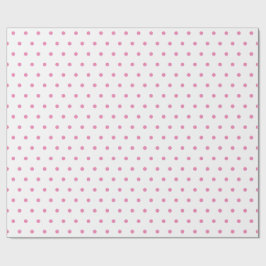 Roze Kleine Polka Dot Party Kerstcadeau Cadeaupapier