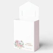 Roze kleine pompoen Baby shower Dank u Bedankdoosjes (Geopend)