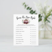 Roze kleine pompoen Baby shower raden prijs (Staand voorkant)