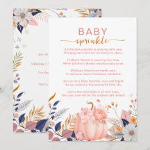 Roze kleine pompoen baby sprinkle