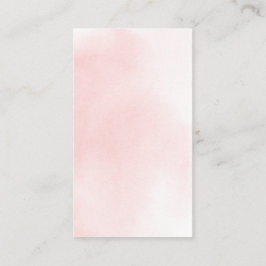 Roze kleine pompoen luiervoer Raffle Ticket Informatiekaartje (Achterkant)