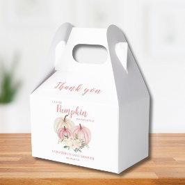 Roze Kleine Pompoen Meisje Baby shower Favoriete D Bedankdoosjes