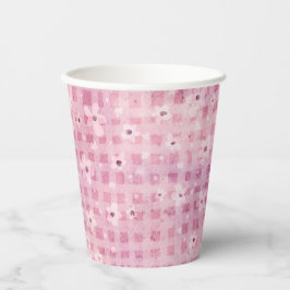 Roze kleine pompoen meisje Baby shower Papieren Bekers