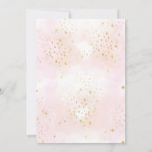 Roze Kleine Pompoen Tweeling Meisje 1e Verjaardag Kaart (Achterkant)