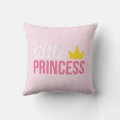 Roze Kleine Prinses Kussen (Achterkant)