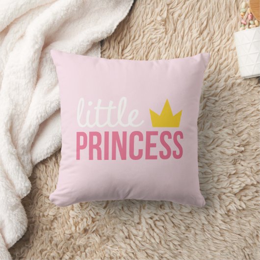 Roze kleine prinses Pillow Kussen (Deken)