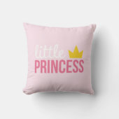 Roze kleine prinses Pillow Kussen (Voorkant)