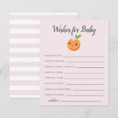 Roze kleine stropdassen voor Baby Kaart (Voorkant / Achterkant)