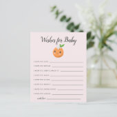 Roze kleine stropdassen voor Baby Kaart (Staand voorkant)