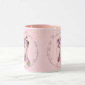 Roze kleinere Ballerina Toeshoe Dance Troupe Mok (Midden)