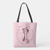 Roze kleinere Ballerina Toeshoe Dance Troupe Tas (Achterkant)