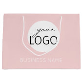 Roze Kleinhandelsnaam en Logo Groot Cadeauzakje (Voorkant)