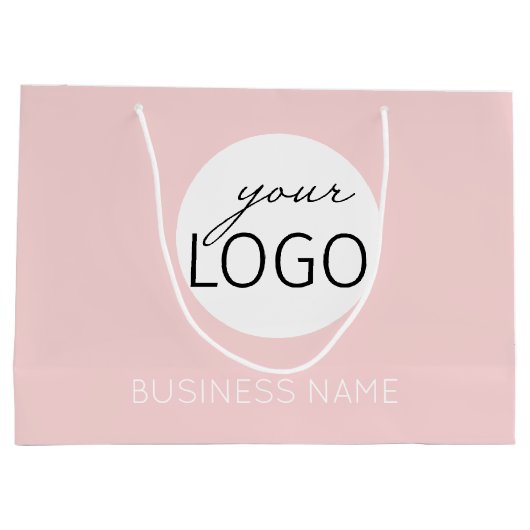  Roze Kleinhandelsnaam en Logo Groot Cadeauzakje (Achterkant)