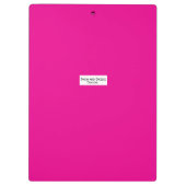 Roze Klembord met Hartjes (Achterkant)