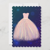 Roze klep, blauw Vrijgezellenfeest Kaart (Achterkant)