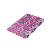 Roze kleur badmat (Gekanteld)