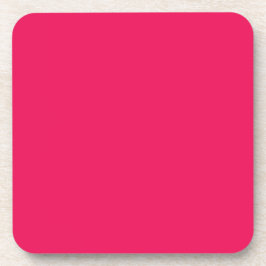 Roze kleur bier onderzetter