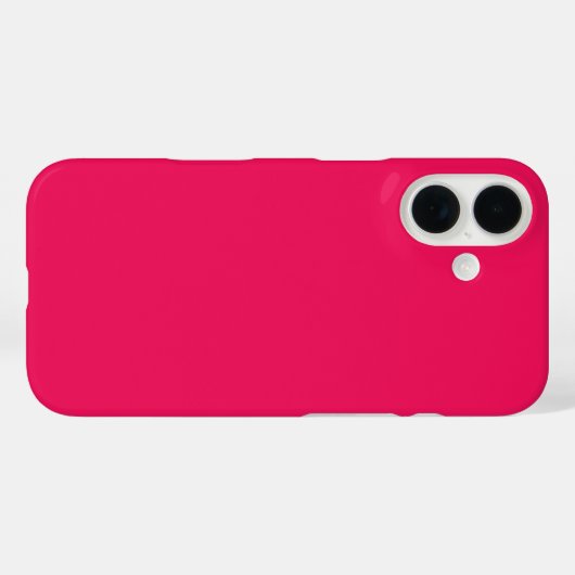 Roze Kleur Case-Mate iPhone Case (Achterkant (horizontaal))