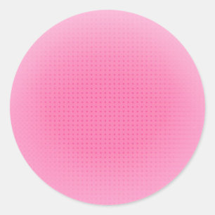Roze Kleur Custom Blank Trendy Sjabloon Ronde Sticker