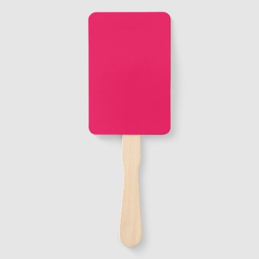 Roze Kleur Handwaaier (Voorkant)