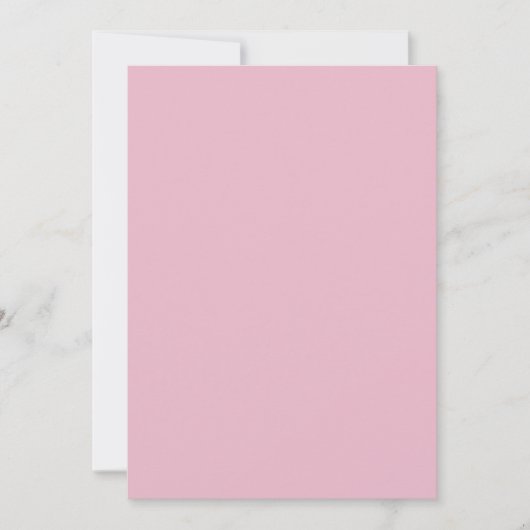 Roze kleur kaart (Voorkant)