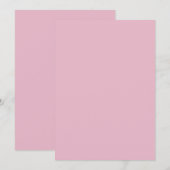 Roze kleur kaart (Voorkant / Achterkant)