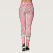 Roze kleur leggings (Achterkant)