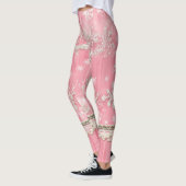 Roze kleur leggings (Links)