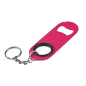 Roze Kleur Mini Flessenopener (Voorkant Gekanteld)