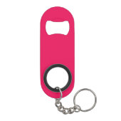Roze Kleur Mini Flessenopener (Achterkant)