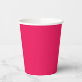 Roze Kleur Papieren Bekers (Links)