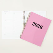 Roze Kleur Persoonlijk Planner (Display)