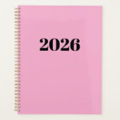 Roze Kleur Persoonlijk Planner (Voorkant)