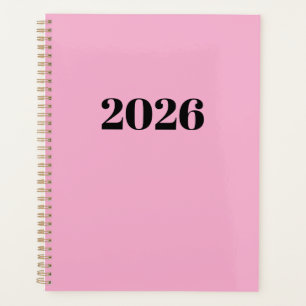 Roze Kleur Persoonlijk Planner