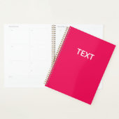 Roze Kleur Persoonlijk Planner (Display)