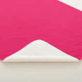 Roze Kleur Sherpa Deken (3/4)