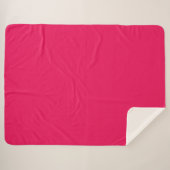 Roze Kleur Sherpa Deken (Voorkant (horizontaal))