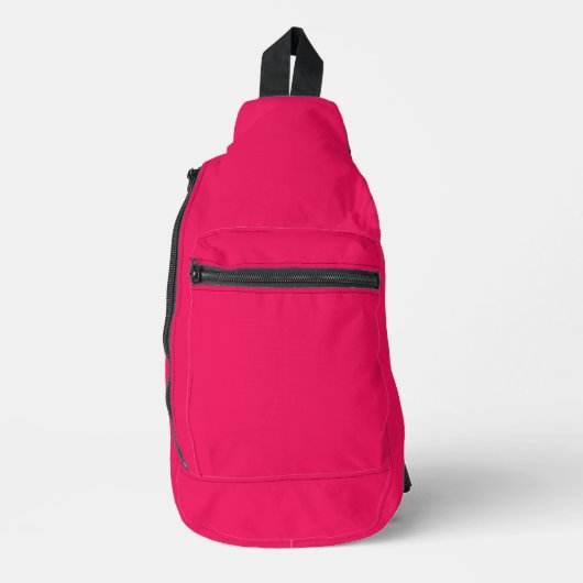 Roze Kleur Sling Bag (Voorkant)