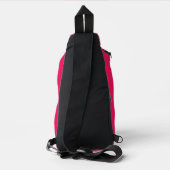 Roze Kleur Sling Bag (Achterkant)