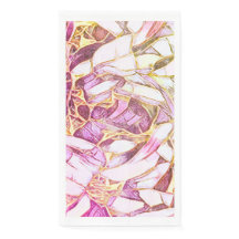  roze kleuren en faux goudbloem