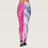 Roze kleuren Leggings (Achterkant)
