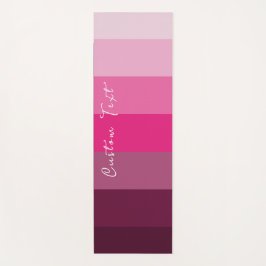  ROZE KLEURENPALET BORD PLUM BEKLEED PATROON YOGAMAT