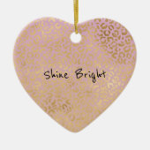 Roze kleurenprinter voor goudblauw afdrukken keramisch ornament (Voorkant)