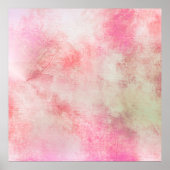 Roze kleurige achtergrond poster (Voorkant)