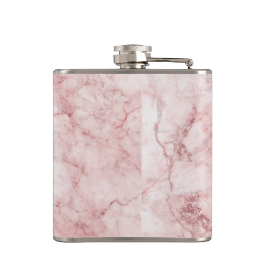 Roze kleurkolf heupfles (Achterkant)