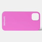 Roze kleurnaam Hoesje-Mate iPhone draagtas Case-Mate iPhone Case (Achterkant (horizontaal))