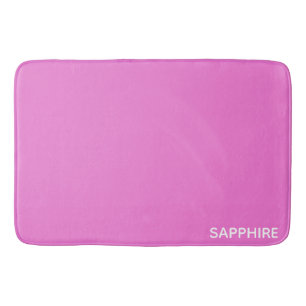 Roze kleurnaam saffier badmat
