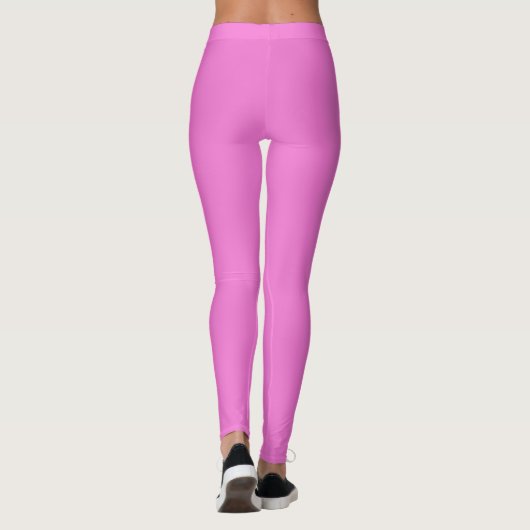 Roze kleurnaam saffier leggings (Achterkant)