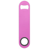 Roze kleurnaam saffier speed flessenopener (Achterkant)