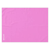 Roze kleurnaam saffier tafelkleed (Voorkant (Horizontaal))